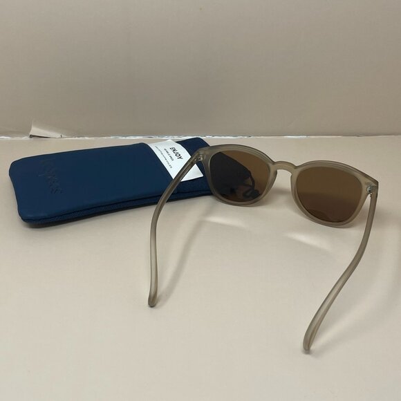 Le Specs | Bandwagon Sunglasses in Matte Stone & Copper Mirror